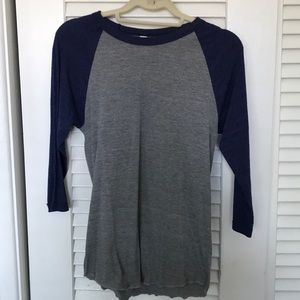 American Apparel Unisex Raglan Tee